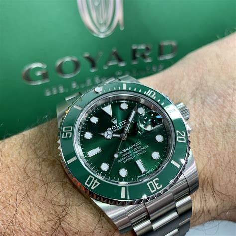 rolex submariner green lume|rolex submariner green dial price.